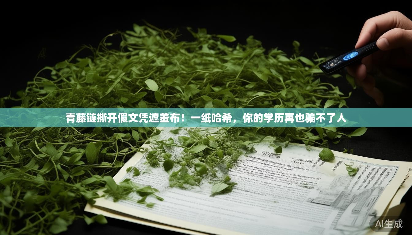 青藤链撕开假文凭遮羞布!一纸哈希,你的学历再也骗不了人 青藤链撕开假文凭遮羞布!一纸哈希,你的学历再也骗不了人