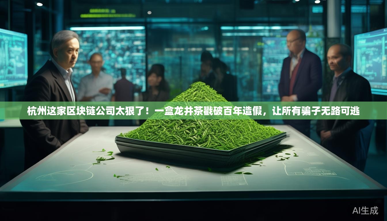 杭州这家区块链公司太狠了!一盒龙井茶戳破百年造假,让所有骗子无路可逃 杭州这家区块链公司太狠了!一盒龙井茶戳破百年造假,让所有骗子无路可逃