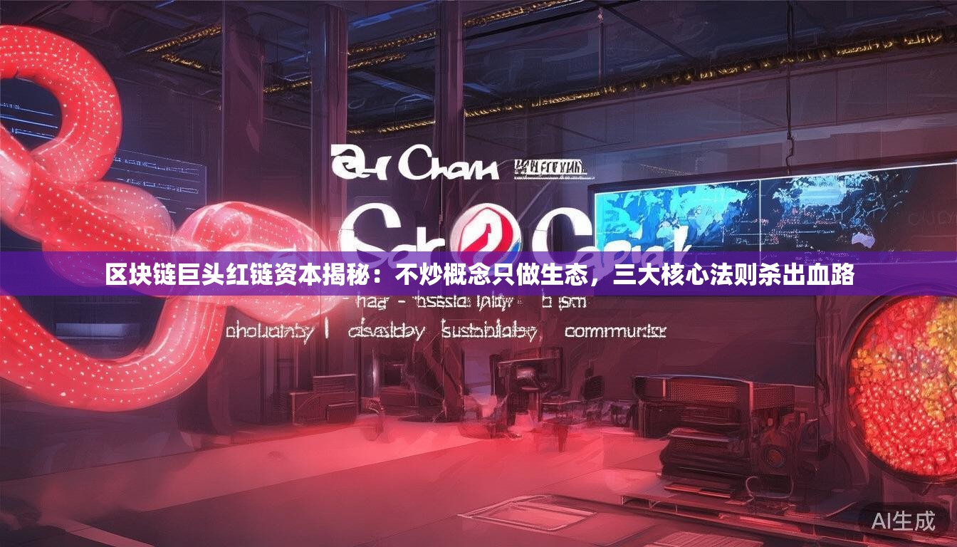 区块链巨头红链资本揭秘：不炒概念只做生态，三大核心法则杀出血路