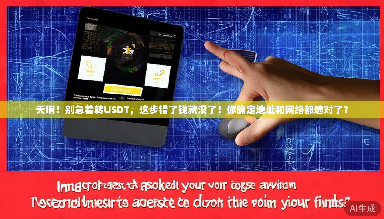 天啊!别急着转USDT,这步错了钱就没了!你确定地址和网络都选对了? 天啊!别急着转USDT,这步错了钱就没了!你确定地址和网络都选对了?