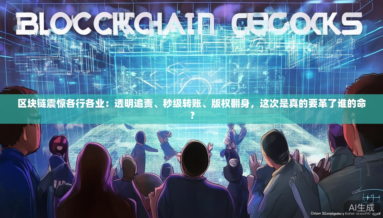 区块链震惊各行各业:透明追责、秒级转账、版权翻身,这次是真的要革了谁的命? 区块链震惊各行各业:透明追责、秒级转账、版权翻身,这次是真的要革了谁的命?