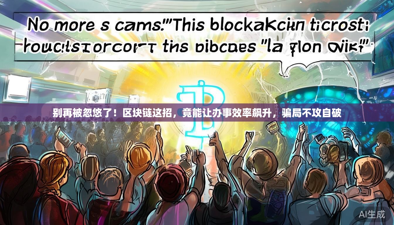 别再被忽悠了！区块链这招，竟能让办事效率飙升，骗局不攻自破