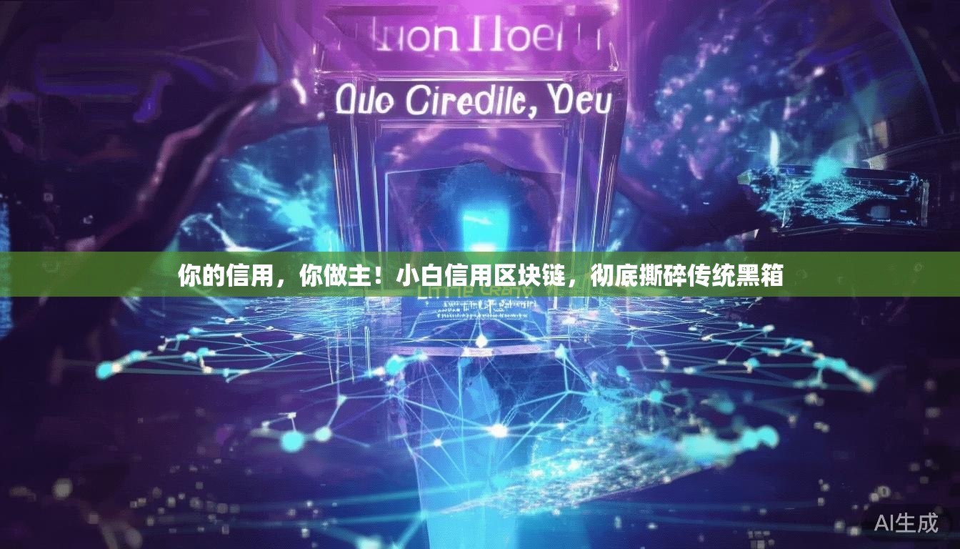 你的信用,你做主!小白信用区块链,彻底撕碎传统黑箱 你的信用,你做主!小白信用区块链,彻底撕碎传统黑箱