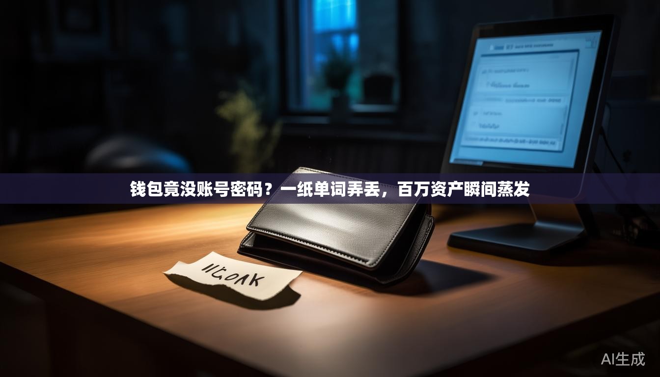 钱包竟没账号密码？一纸单词弄丢，百万资产瞬间蒸发