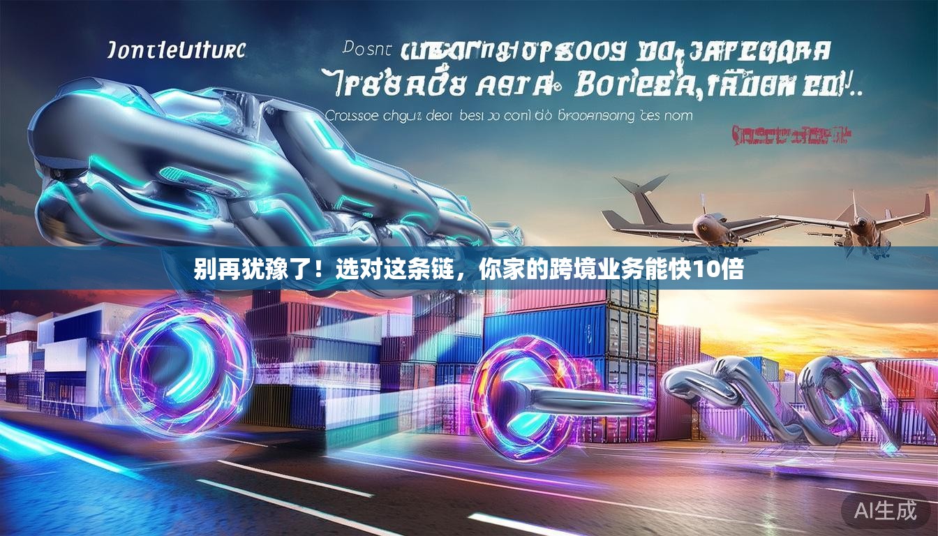 别再犹豫了！选对这条链，你家的跨境业务能快10倍