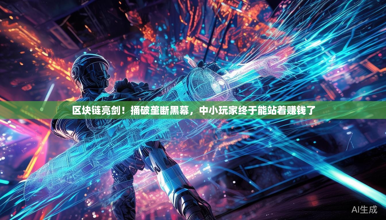 区块链亮剑！捅破垄断黑幕，中小玩家终于能站着赚钱了