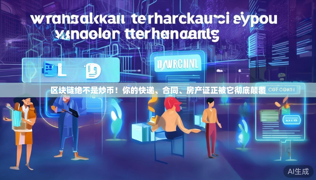 区块链绝不是炒币!你的快递、合同、房产证正被它彻底颠覆 区块链绝不是炒币!你的快递、合同、房产证正被它彻底颠覆