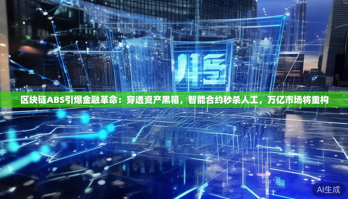 区块链ABS引爆金融革命：穿透资产黑箱，智能合约秒杀人工，万亿市场将重构