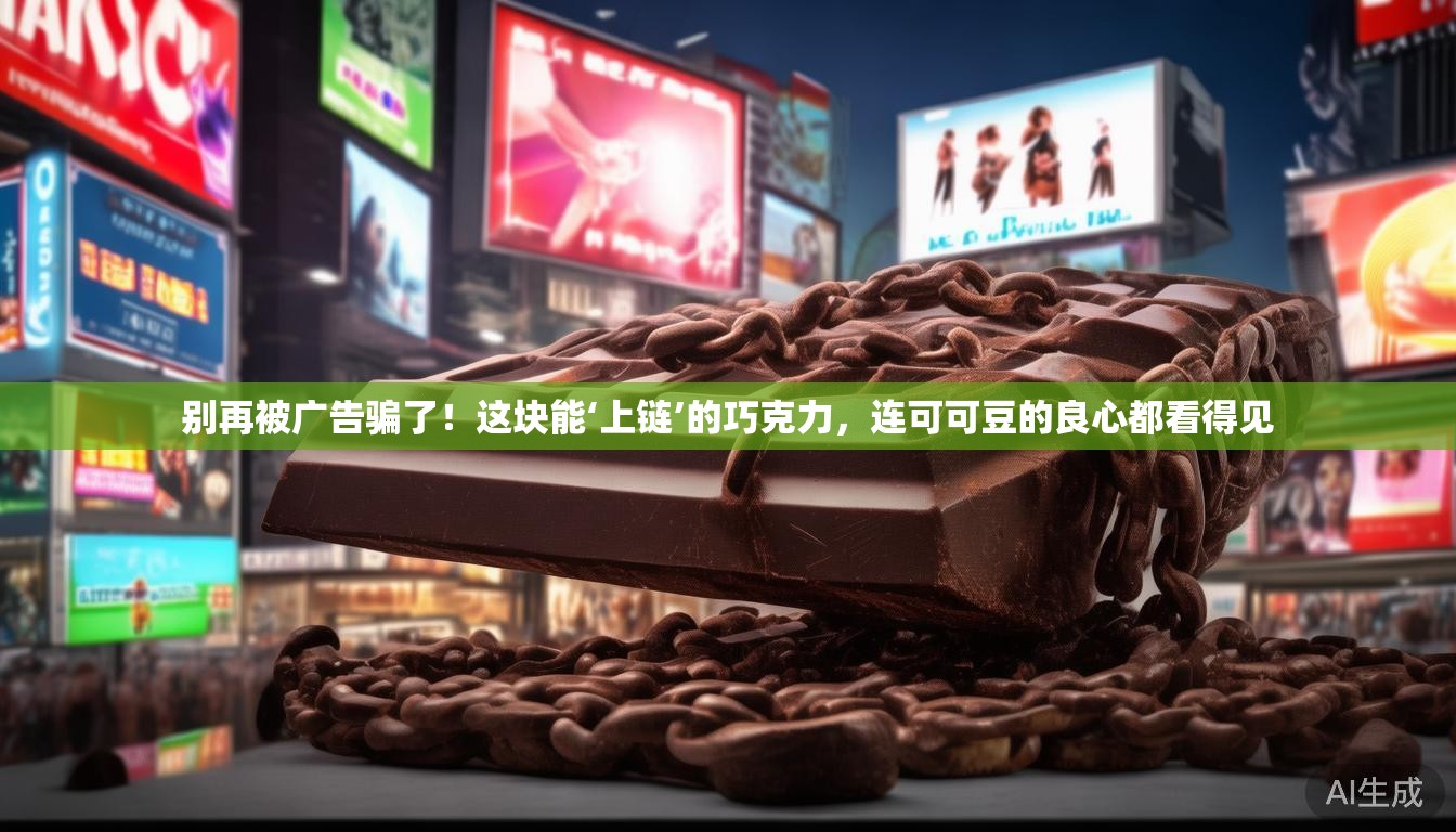 别再被广告骗了！这块能‘上链’的巧克力，连可可豆的良心都看得见