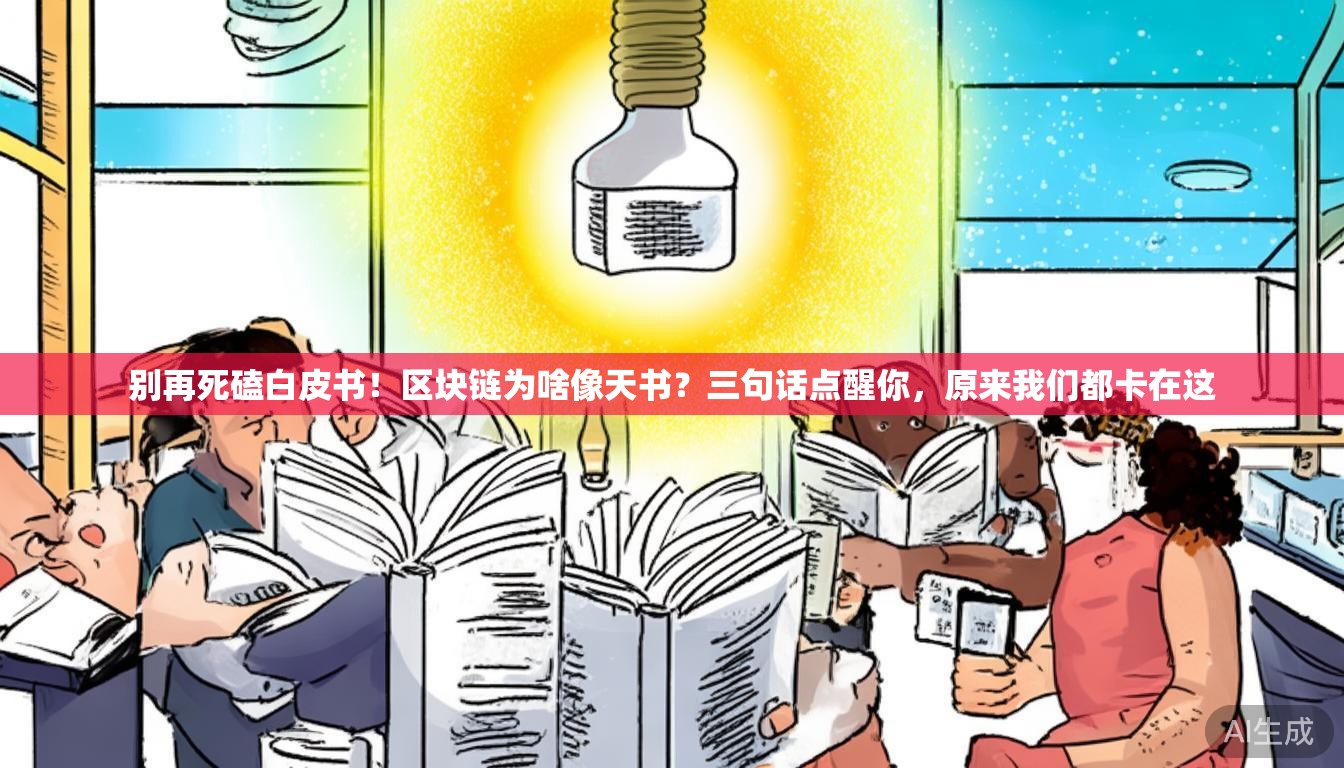 别再死磕白皮书！区块链为啥像天书？三句话点醒你，原来我们都卡在这