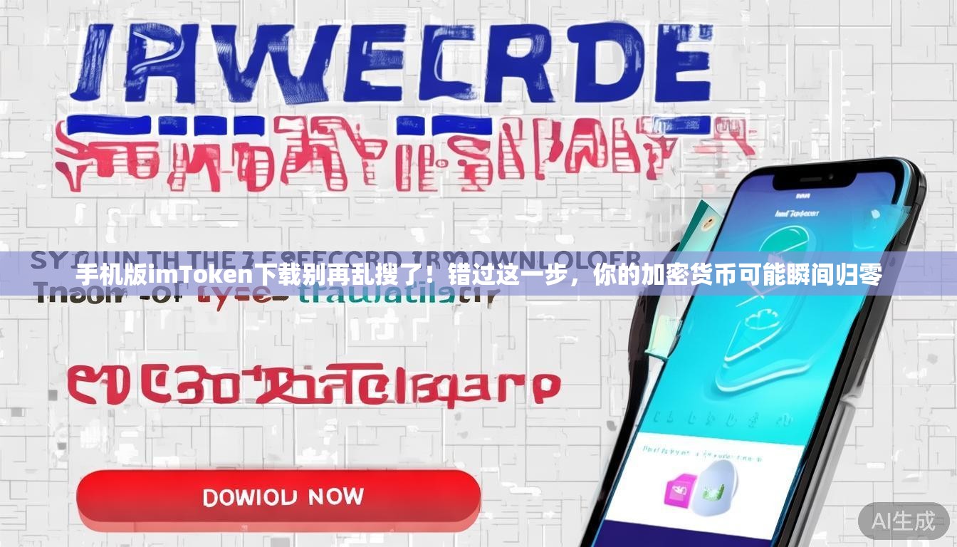 手机版imToken下载别再乱搜了！错过这一步，你的加密货币可能瞬间归零