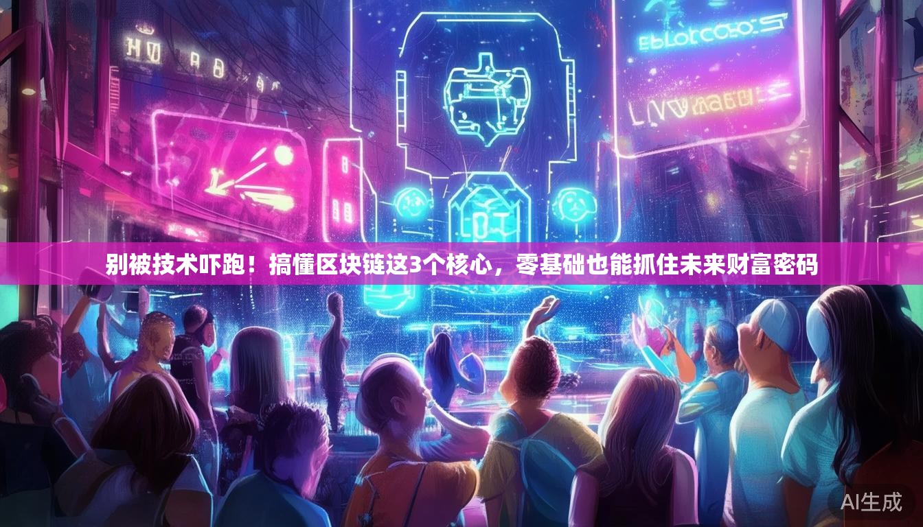 别被技术吓跑！搞懂区块链这3个核心，零基础也能抓住未来财富密码