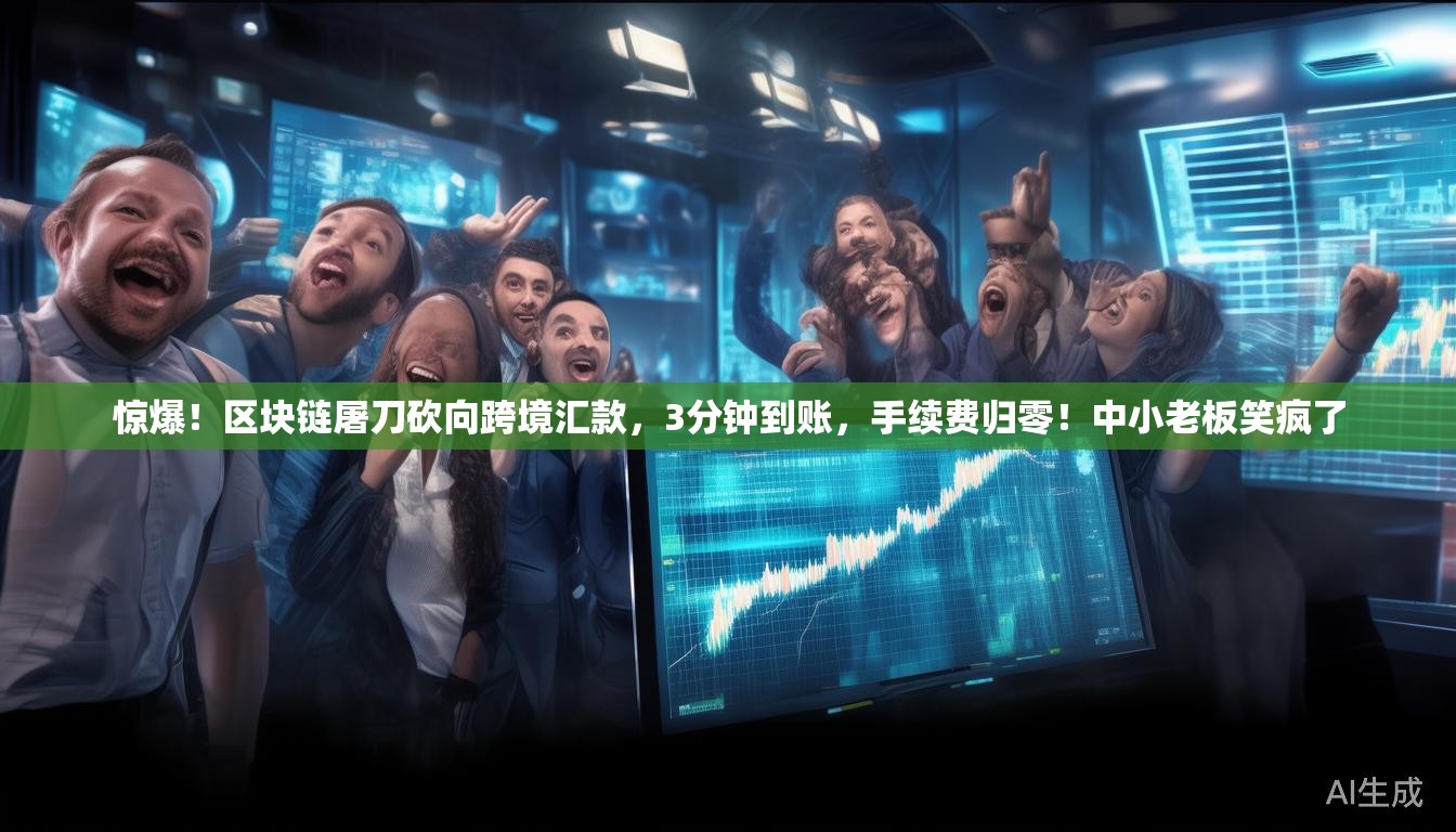 惊爆！区块链屠刀砍向跨境汇款，3分钟到账，手续费归零！中小老板笑疯了