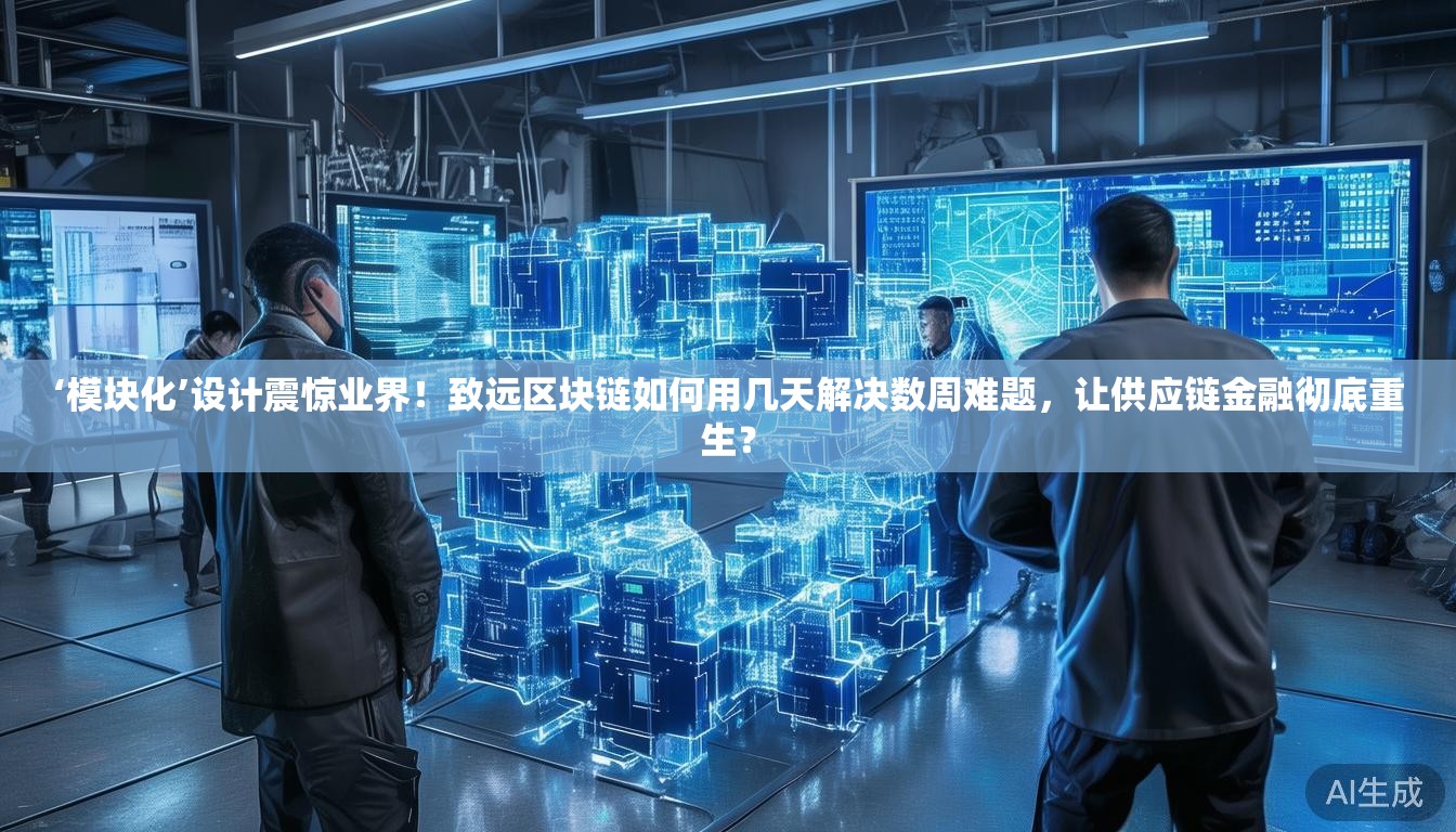 ‘模块化’设计震惊业界！致远区块链如何用几天解决数周难题，让供应链金融彻底重生？