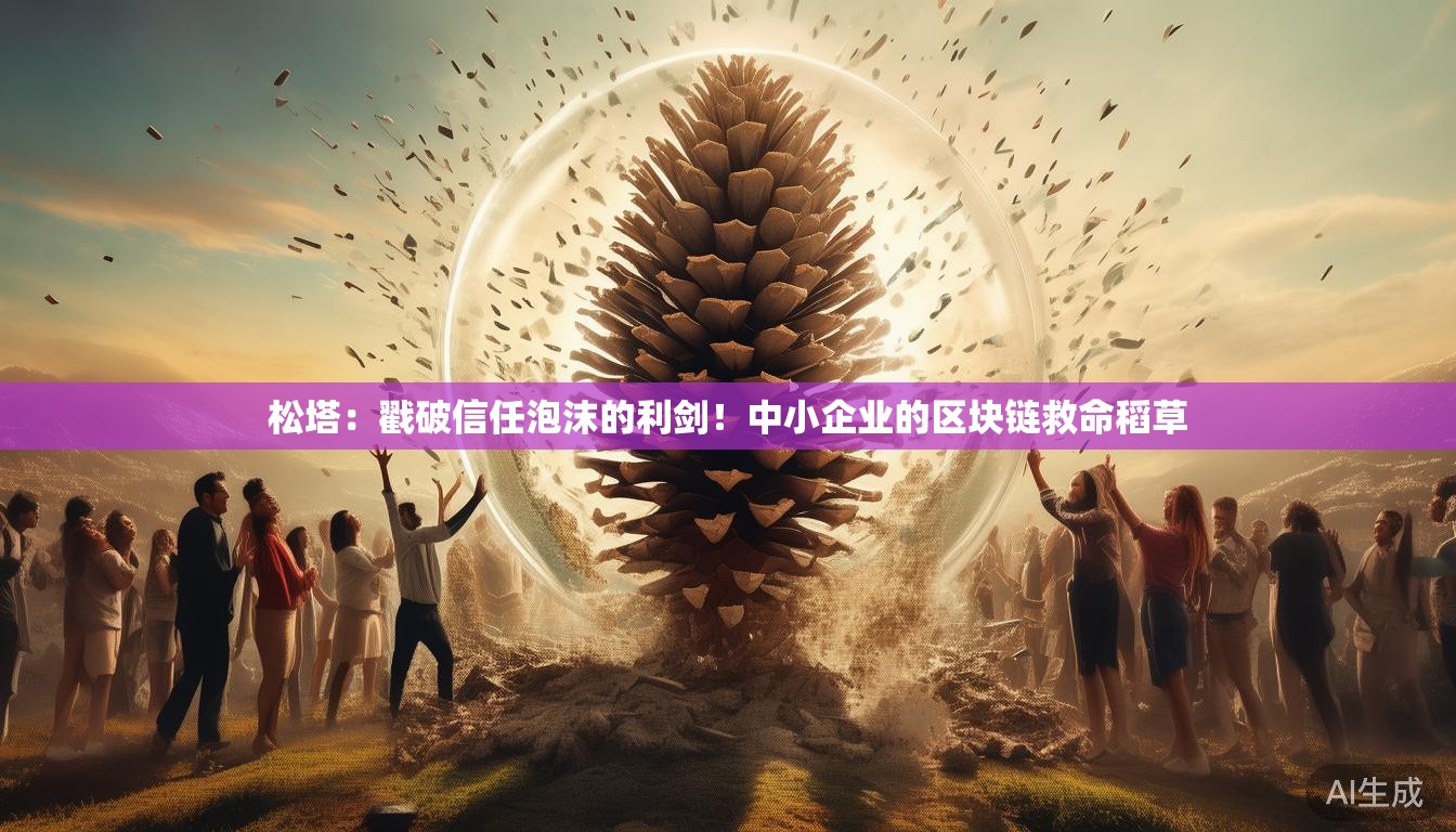 松塔：戳破信任泡沫的利剑！中小企业的区块链救命稻草