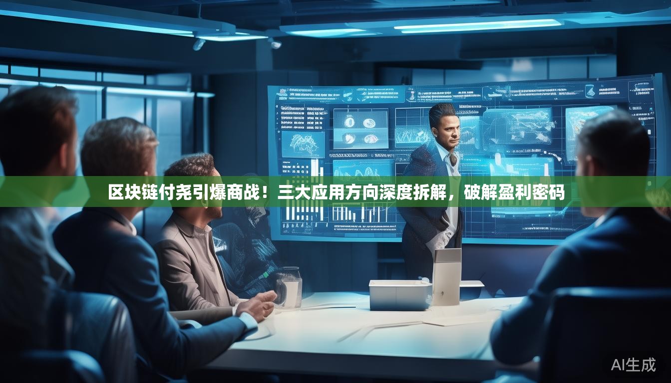 区块链付尧引爆商战！三大应用方向深度拆解，破解盈利密码