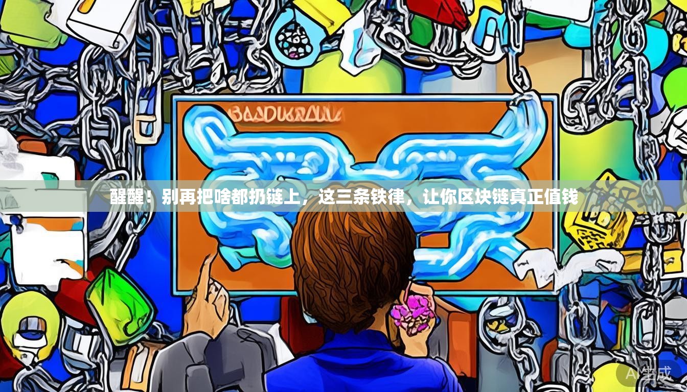 醒醒！别再把啥都扔链上，这三条铁律，让你区块链真正值钱