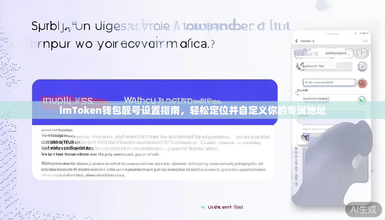 imToken钱包靓号设置指南，轻松定位并自定义你的专属地址