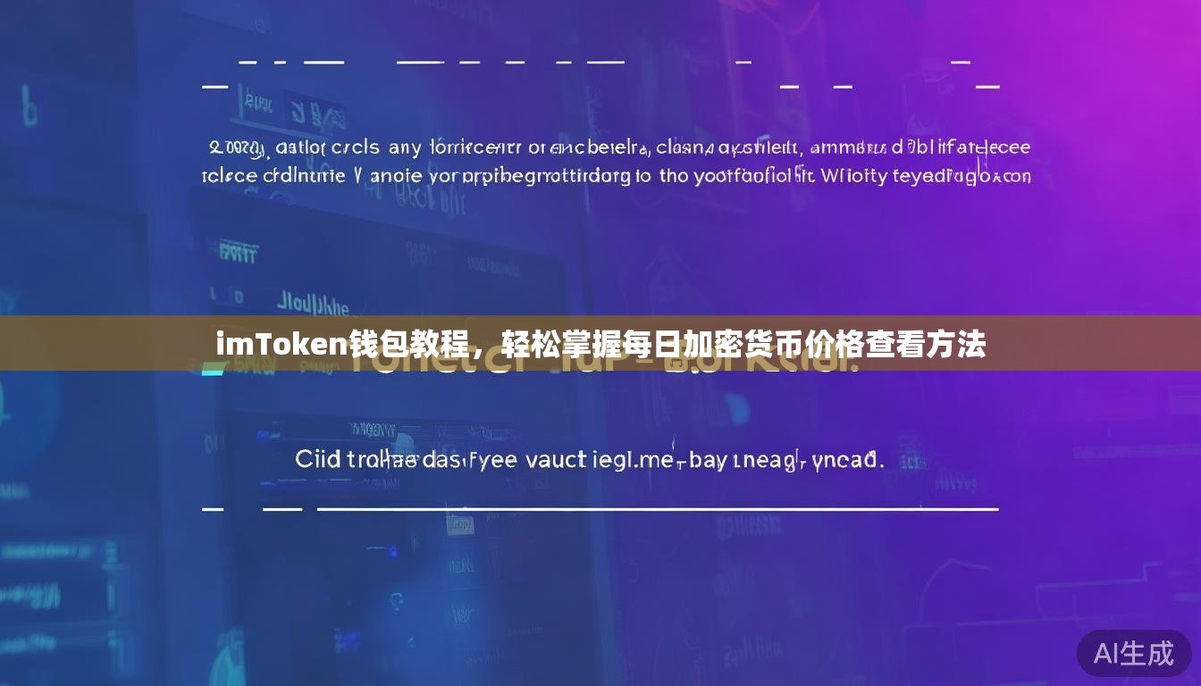 imToken钱包教程，轻松掌握每日加密货币价格查看方法