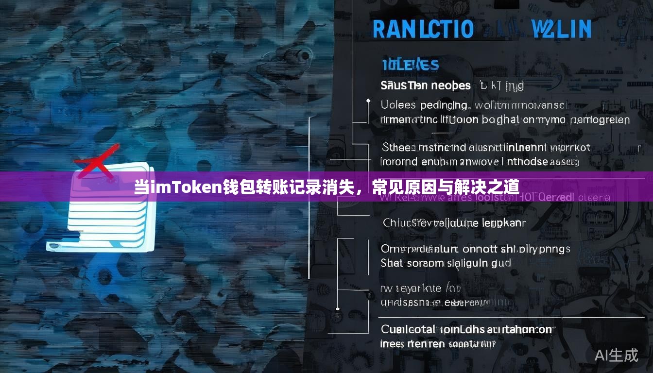 当imToken钱包转账记录消失，常见原因与解决之道