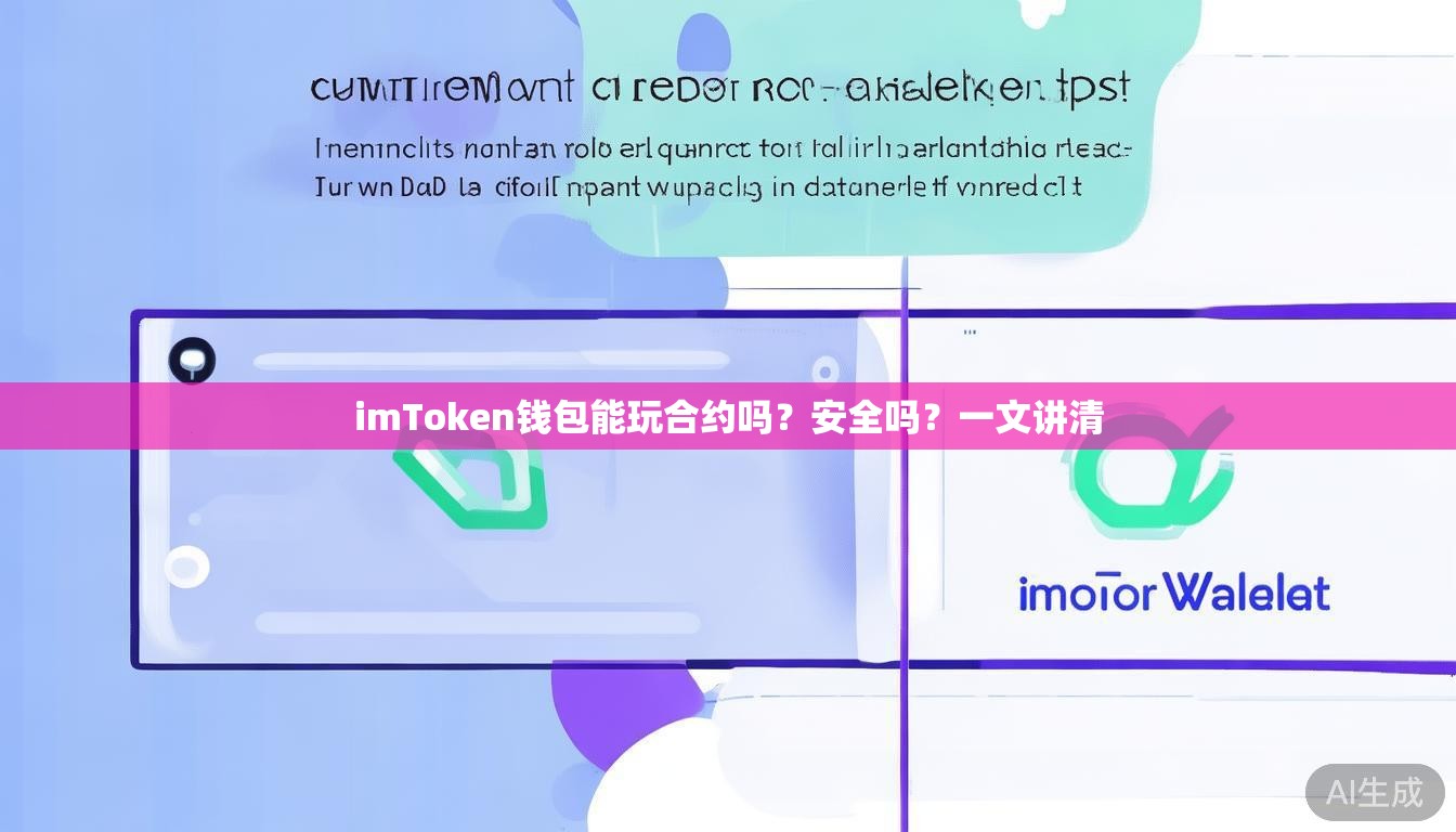 imToken钱包能玩合约吗?安全吗?一文讲清 imToken钱包能玩合约吗?安全吗?一文讲清