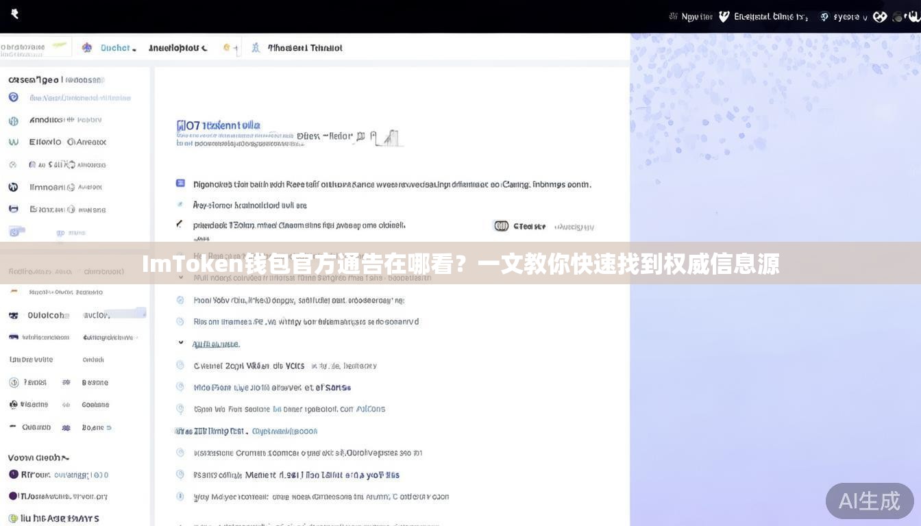 ImToken钱包官方通告在哪看？一文教你快速找到权威信息源