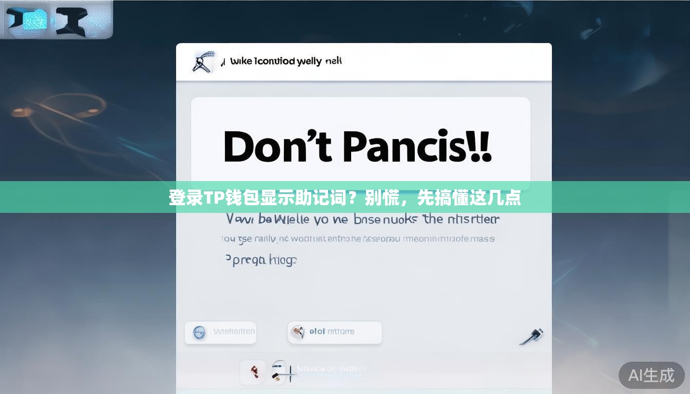 登录TP钱包显示助记词？别慌，先搞懂这几点