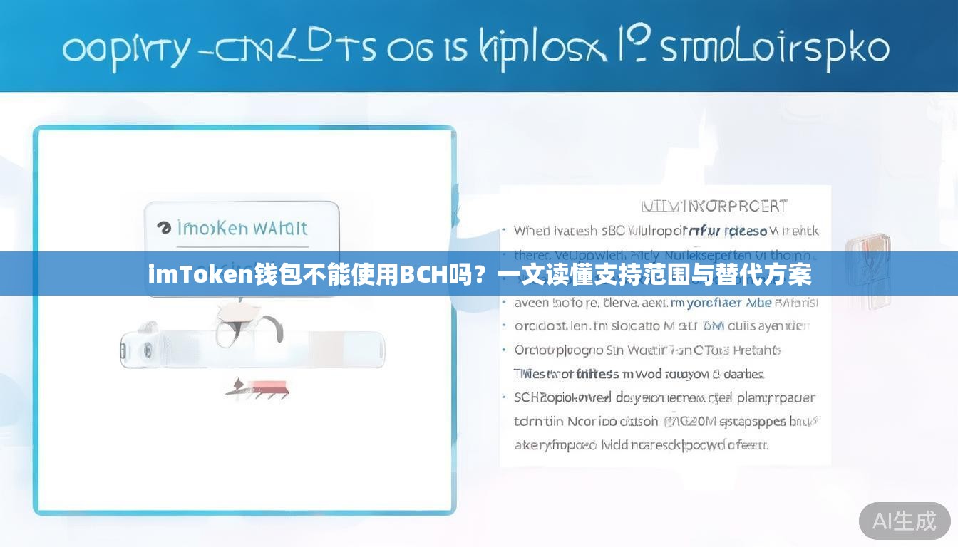 imToken钱包不能使用BCH吗?一文读懂支持范围与替代方案 imToken钱包不能使用BCH吗?一文读懂支持范围与替代方案
