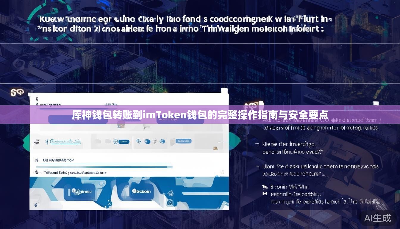 库神钱包转账到imToken钱包的完整操作指南与安全要点 库神钱包转账到imToken钱包的完整操作指南与安全要点