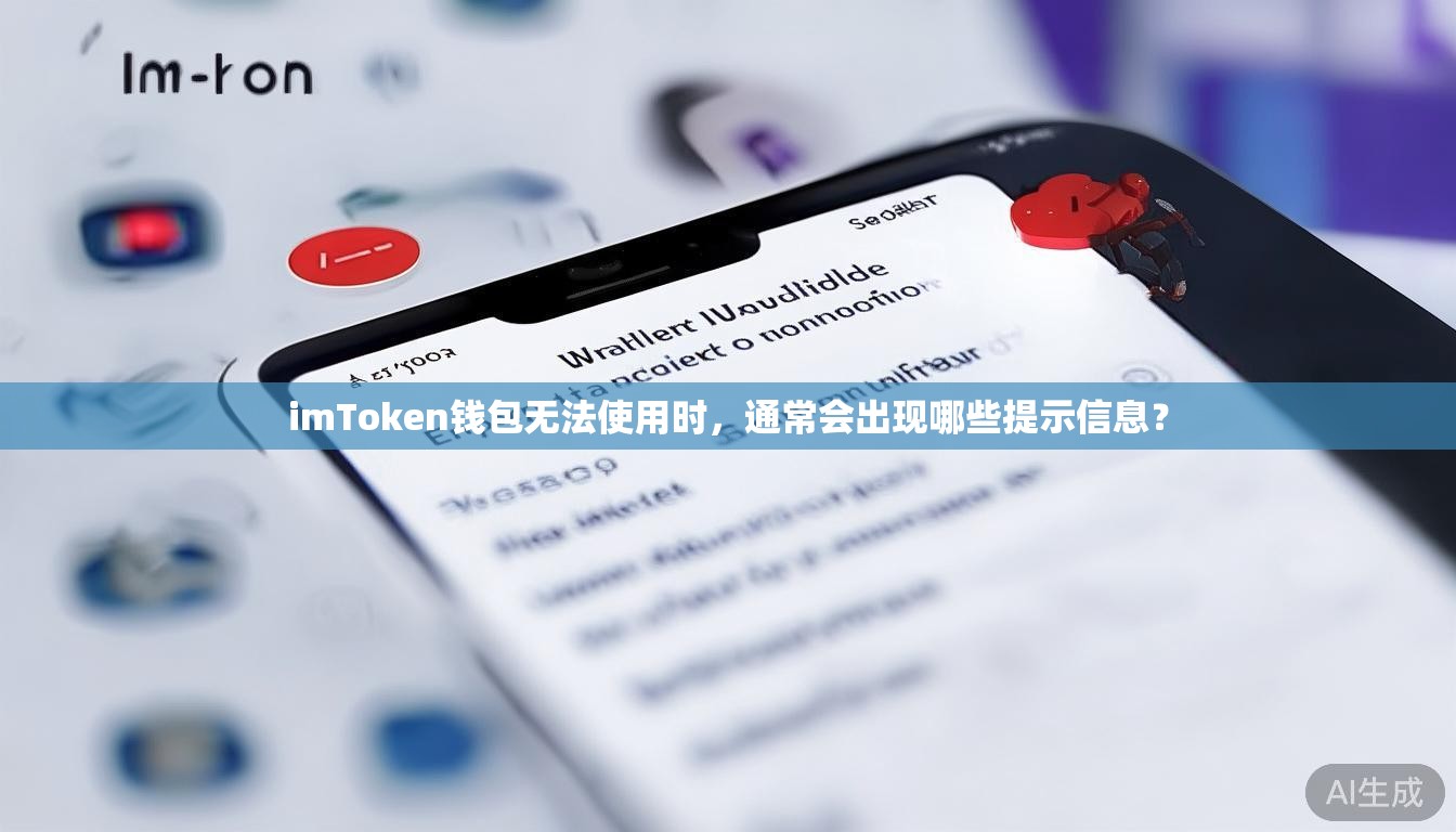 imToken钱包无法使用时,通常会出现哪些提示信息? imToken钱包无法使用时,通常会出现哪些提示信息?