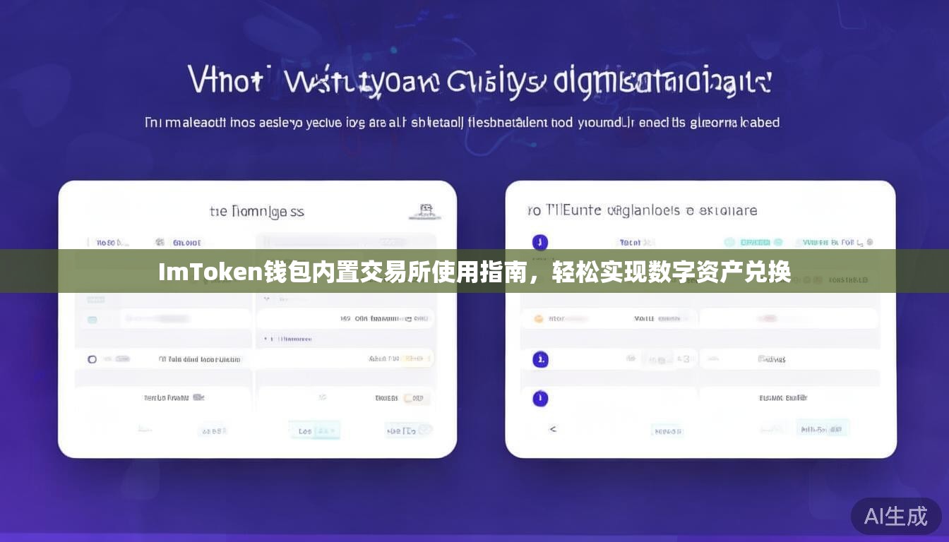 ImToken钱包内置交易所使用指南，轻松实现数字资产兑换