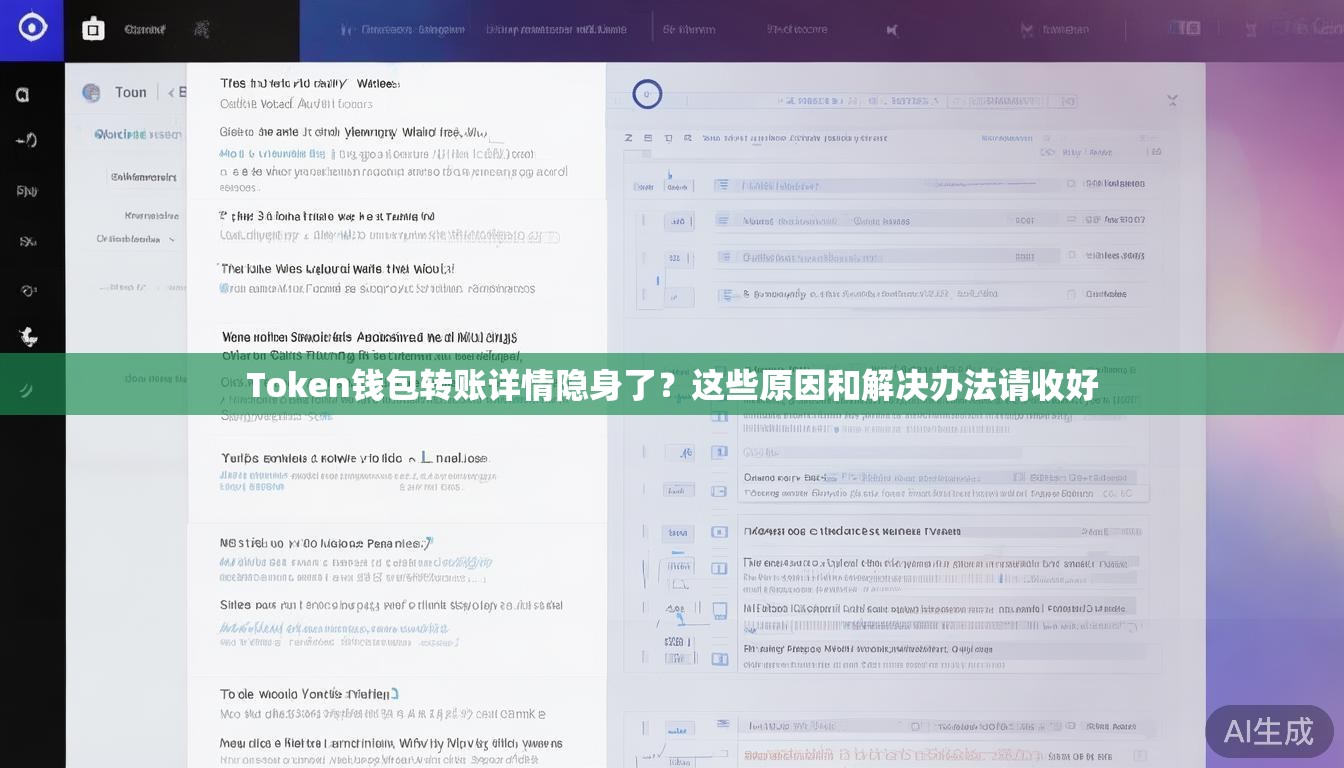Token钱包转账详情隐身了？这些原因和解决办法请收好