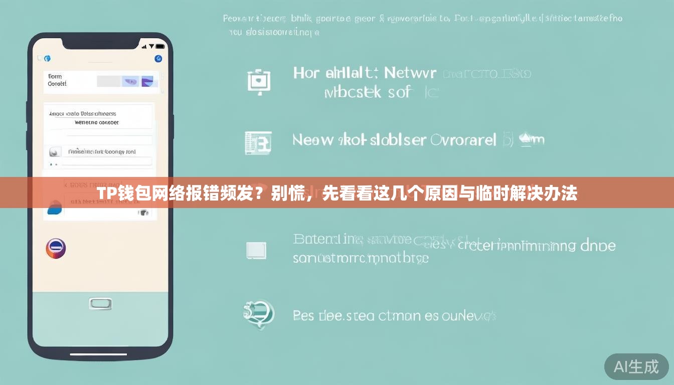 TP钱包网络报错频发？别慌，先看看这几个原因与临时解决办法