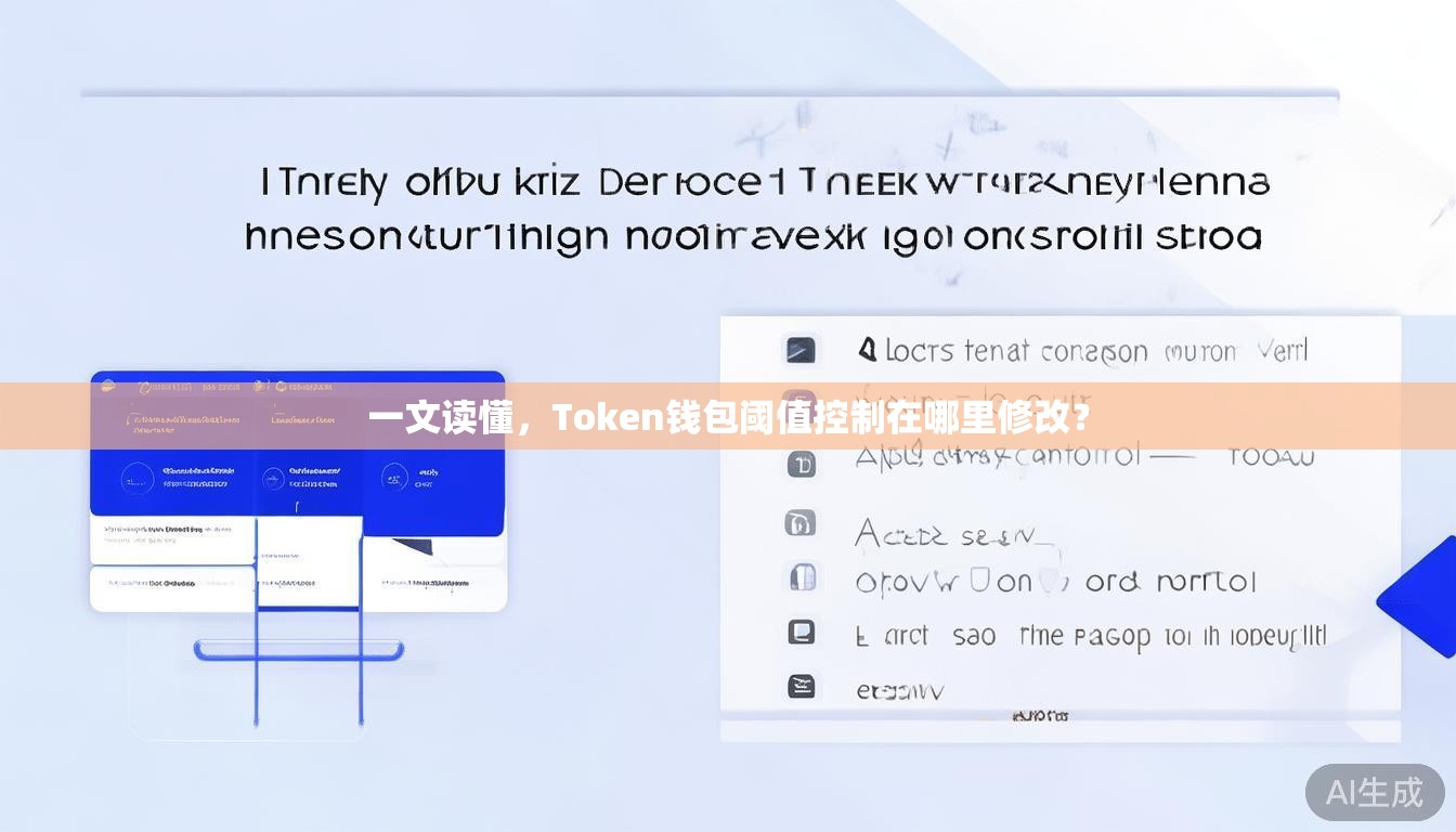 一文读懂，Token钱包阈值控制在哪里修改？
