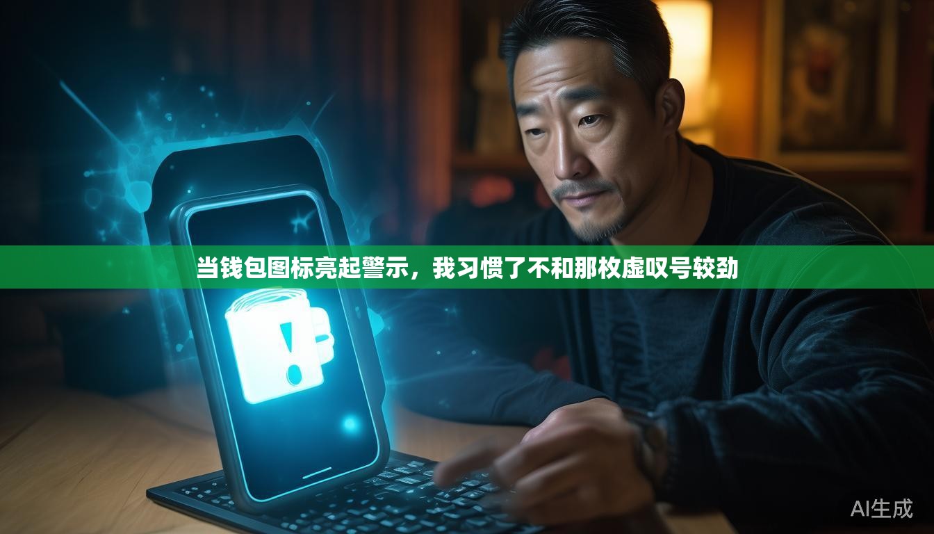 当钱包图标亮起警示,我习惯了不和那枚虚叹号较劲 当钱包图标亮起警示,我习惯了不和那枚虚叹号较劲
