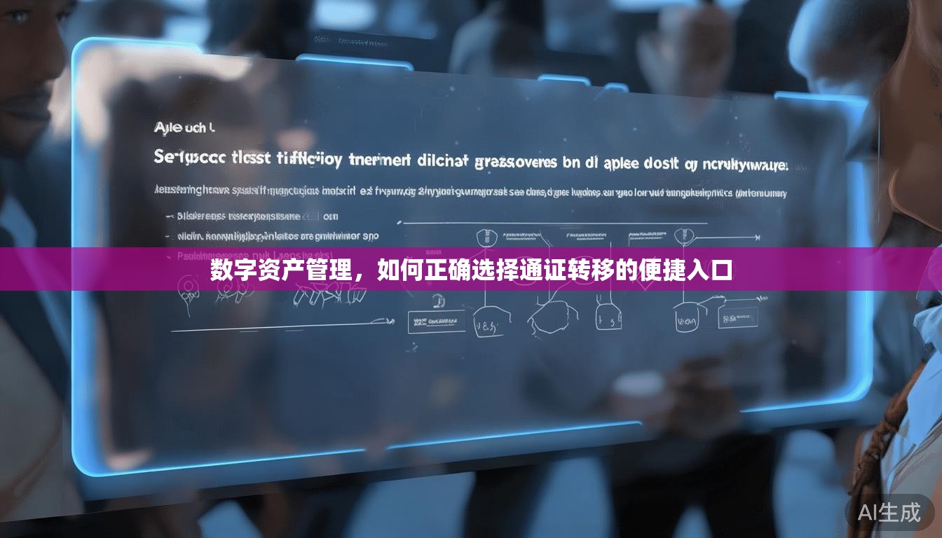 数字资产管理,如何正确选择通证转移的便捷入口 数字资产管理,如何正确选择通证转移的便捷入口