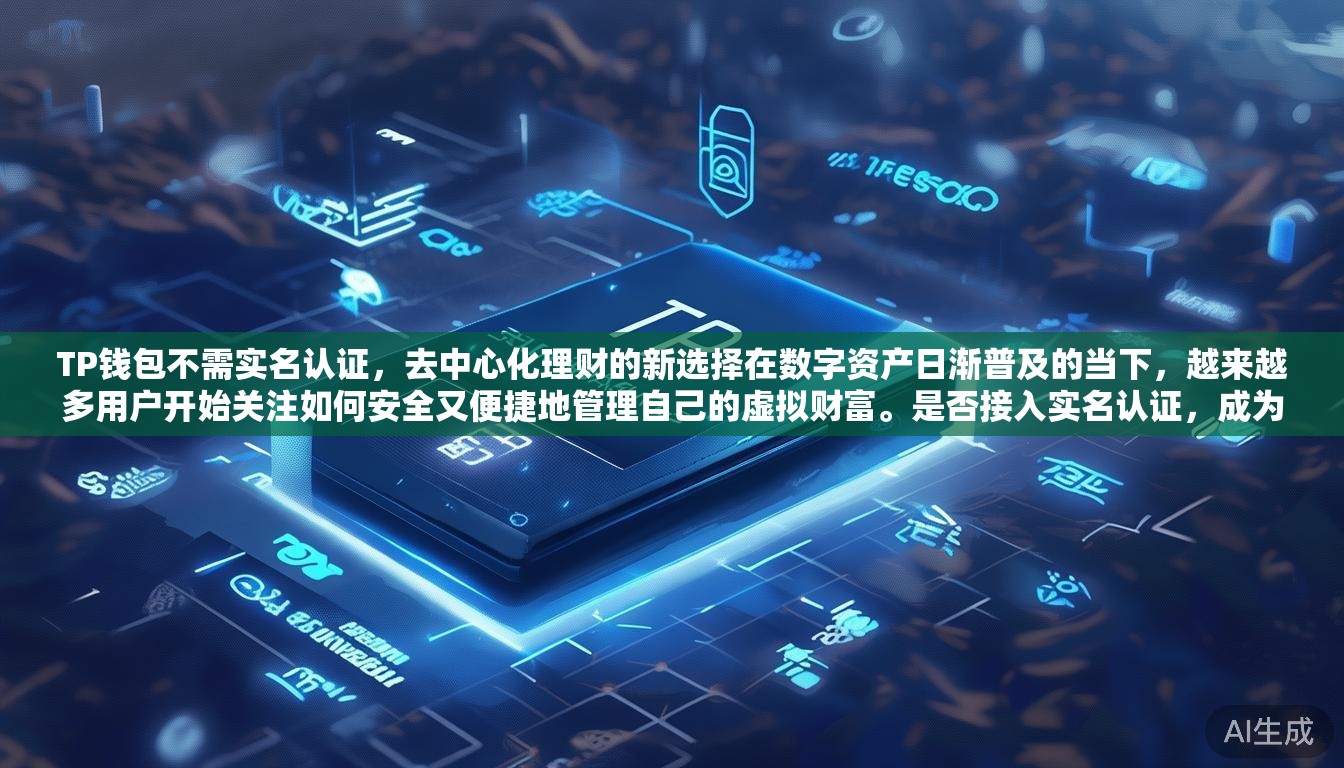 TP钱包不需实名认证,去中心化理财的新选择在数字资产日渐普及的当下,越来越多用户开始关注如何安全又便捷地管理自己的虚拟财富。是否接入实名认证,成为衡量一款加密钱包去中心化度以及隐私信任度的关键指标 TP钱包不需实名认证,去中心化理财的新选择在数字资产日渐普及的当下,越来越多用户开始关注如何安全又便捷地管理自己的虚拟财富。是否接入实名认证,成为衡量一款加密钱包去中心化度以及隐私信任度的关键指标