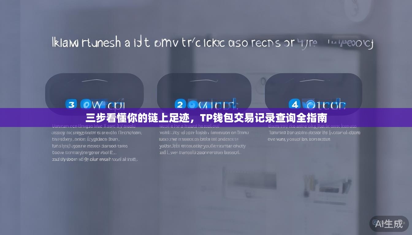 三步看懂你的链上足迹,TP钱包交易记录查询全指南 三步看懂你的链上足迹,TP钱包交易记录查询全指南