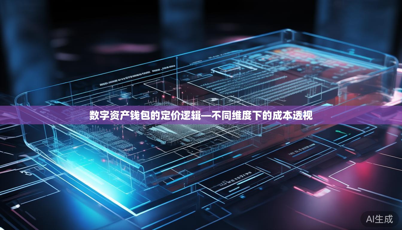 数字资产钱包的定价逻辑—不同维度下的成本透视